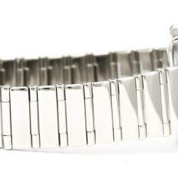 Pre Owned Omega Grey Stainless Steel Constellation My Choice Quartz 1561.51 Women's Wristwatch 22 MM