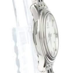 Pre Owned Omega Silver Stainless Steel De Ville Prestige 4570.31 Women's Wristwatch 22 MM