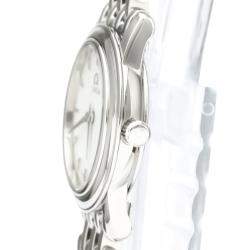 Pre Owned Omega Silver Stainless Steel De Ville Prestige 4570.31 Women's Wristwatch 22 MM