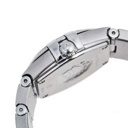 Pre Owned Omega Mother of Pearl Stainless Steel Diamond Constellation 123.10.24.60.55.003 Women's Wristwatch 24 mm