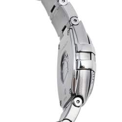 Pre Owned Omega Mother of Pearl Stainless Steel Diamond Constellation 123.10.24.60.55.003 Women's Wristwatch 24 mm