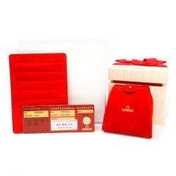 Pre Owned Omega Blue Stainless Steel Seamaster Professional 300M 2583.80 Quartz Women's Wristwatch 29 MM