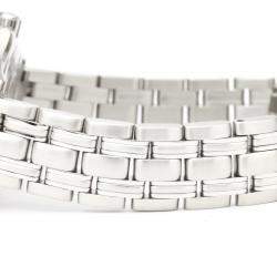 Pre Owned Omega Blue Stainless Steel Seamaster Professional 300M 2583.80 Quartz Women's Wristwatch 29 MM