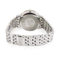 Pre Owned Omega Silver Stainless Steel DeVille 424.10.33.20.52.001 Women's Wristwatch 32 MM