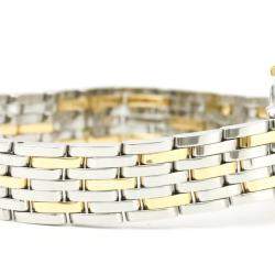 Omega MOP 18K Yellow Gold And Stainless Steel De Ville Prestige 4370.71 Women's Wristwatch 22 MM