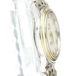 Omega MOP 18K Yellow Gold And Stainless Steel De Ville Prestige 4370.71 Women's Wristwatch 22 MM