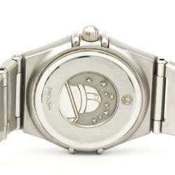 Pre Owned Omega MOP Stainless Steel Constellation Quartz 1466.63 Women's Wristwatch 22 MM