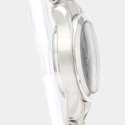 Omega Blue Stainless Steel Seamaster 120M 2581.81 Women's Wristwatch 26 MM