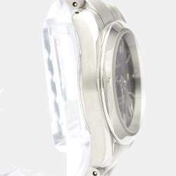 Pre Owned Omega Blue Stainless Steel Seamaster Aqua Terra Quartz 2577.80 Women's Wristwatch 29 MM