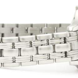 Pre Owned Omega Blue Stainless Steel Seamaster 120M Quartz 2571.80 Women's Wristwatch 28 MM