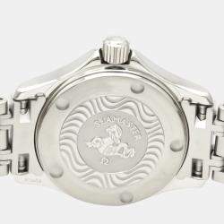 Pre Owned Omega Silver Stainless Steel Seamaster 120M 2581.31 Women's Wristwatch 26 MM
