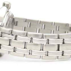 Pre Owned Omega Silver Stainless Steel Seamaster 120M 2581.31 Women's Wristwatch 26 MM