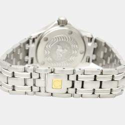 Omega Silver Stainless Steel Seamaster 120M 2581.31 Women's Wristwatch 26 MM