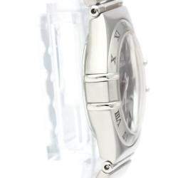 Omega Grey Stainless Steel Constellation Quartz 1572.40 Women's Wristwatch 25 mm