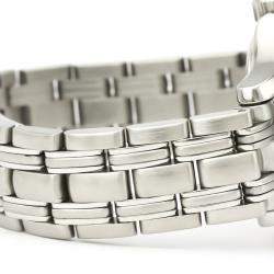 Pre Owned Omega White Stainless Steel Seamaster 120M Quartz 2571.20 Women's Wristwatch 28 mm