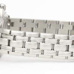 Pre Owned Omega Black Stainless Steel Seamaster 120M Quartz Women's Wristwatch 29 mm