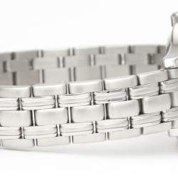 Pre Owned Omega Black Stainless Steel Seamaster 120M Quartz Women's Wristwatch 29 mm