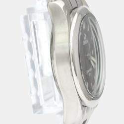 Pre Owned Omega Black Stainless Steel Seamaster 120M Quartz Women's Wristwatch 29 mm