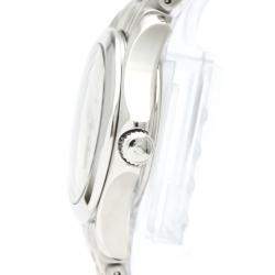 Pre Owned Omega Silver Stainless Steel Seamaster 120M 2571.31 Women's Wristwatch 28 mm