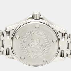 Pre Owned Omega Silver Stainless Steel Seamaster 120M 2571.31 Women's Wristwatch 28 mm
