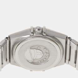 Pre Owned Omega Silver Stainless Steel Constellation Mini 1562.30 Women's Wristwatch 22.5 mm