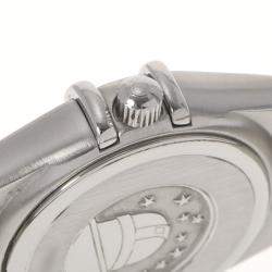 Pre Owned Omega Silver Stainless Steel Constellation Mini 1562.30 Women's Wristwatch 22.5 mm