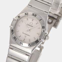 Pre Owned Omega Silver Stainless Steel Constellation Mini 1562.30 Women's Wristwatch 22.5 mm