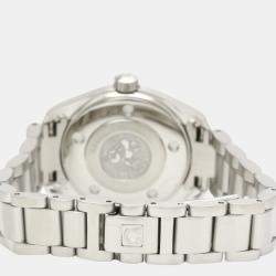 Omega Blue Stainless Steel Seamaster Aqua Terra 2577.80 Quartz Women's Wristwatch 29 mm