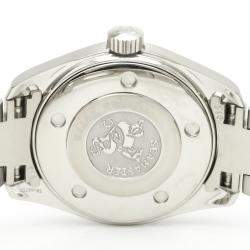 Omega Blue Stainless Steel Seamaster Aqua Terra 2577.80 Quartz Women's Wristwatch 29 mm
