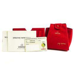 Pre Owned Omega White Shell Stainless Steel Constellation 1465.71 Quartz Women's Wristwatch 22 mm