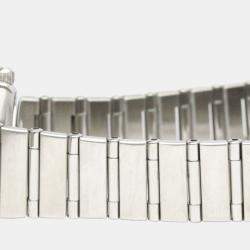 Pre Owned Omega Silver Stainless Steel Constellation 1562.31 Quartz Women's Wristwatch 22 mm
