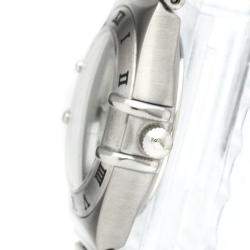 Pre Owned Omega Silver Stainless Steel Constellation 1562.31 Quartz Women's Wristwatch 22 mm