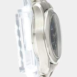 Pre Owned Omega Blue Stainless Steel Seamaster 2581.81 Quartz Women's Wristwatch 26 mm