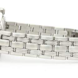 Pre Owned Omega Blue Stainless Steel Seamaster 2581.81 Quartz Women's Wristwatch 26 mm