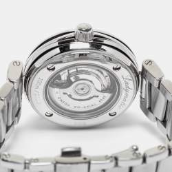 Omega Black Stainless Steel Diamond De Ville Ladymatic 425.30.34.20.51.001 Women's Wristwatch 34 mm