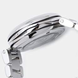 Omega Black Stainless Steel Diamond De Ville Ladymatic 425.30.34.20.51.001 Women's Wristwatch 34 mm