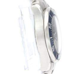 Pre Owned Omega Blue Stainless Steel Seamaster Professional 2583.80 Quartz Women's Wristwatch 29 mm