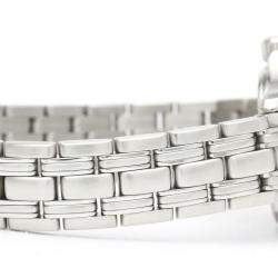 Pre Owned Omega White Stainless Steel Seamaster 2581.21 Quartz Women's Wristwatch 26 mm