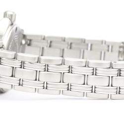 Pre Owned Omega White Stainless Steel Seamaster 2581.21 Quartz Women's Wristwatch 26 mm