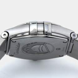Pre Owned Omega Silver Stainless Steel Constellation 123.10.27.60.02.001 Women's Wristwatch 27 mm