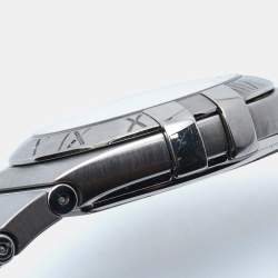 Pre Owned Omega Silver Stainless Steel Constellation 123.10.27.60.02.001 Women's Wristwatch 27 mm