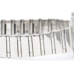 Omega White Shell Stainless Steel Constellation 1465.71 Quartz Women's Wristwatch 22 mm