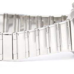 Pre Owned Omega Black Stainless Steel Constellation 1566.56 Quartz Women's Wristwatch 22 mm