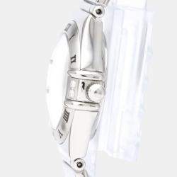 Pre Owned Omega Black Stainless Steel Constellation 1566.56 Quartz Women's Wristwatch 22 mm