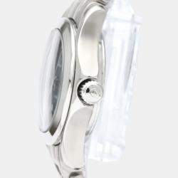 Pre Owned Omega Blue Stainless Steel Seamaster 2571.81 Quartz Women's Wristwatch 29 mm