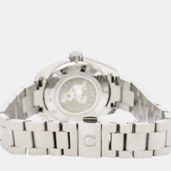 Omega Silver Stainless Steel Seamaster Aqua Terra 231.10.30.61.02.001 Quartz Women's Wristwatch 30 mm