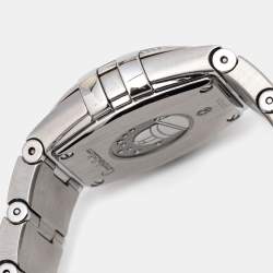 Pre Owned Omega Silver Stainless Steel Constellation 123.10.27.60.02.001 Women's Wristwatch 24 mm