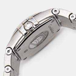 Pre Owned Omega Silver Stainless Steel Constellation 123.10.27.60.02.001 Women's Wristwatch 24 mm
