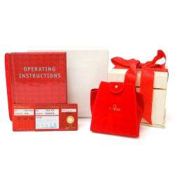 Pre Owned Omega Gold Diamond 18k Yellow Gold And Stainless Steel Constellation 1262.15 Quartz Women's Wristwatch 22 mm