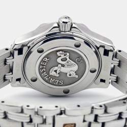 Omega Black Stainless Steel Seamaster 212.30.28.61.01.001 Women's Wristwatch 28 mm